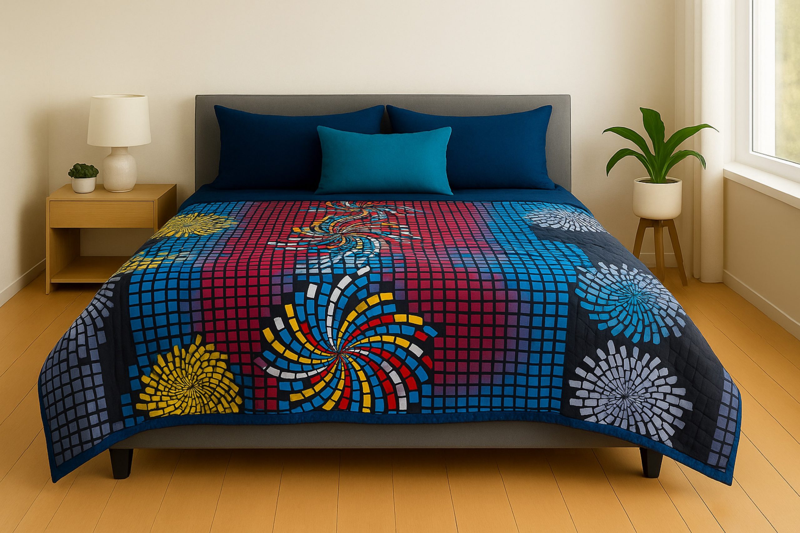 Sofia 3Ply Quilted Mink Blanket - Queen