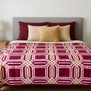 Annelise 3Ply Quilted Mink Blanket - Queen