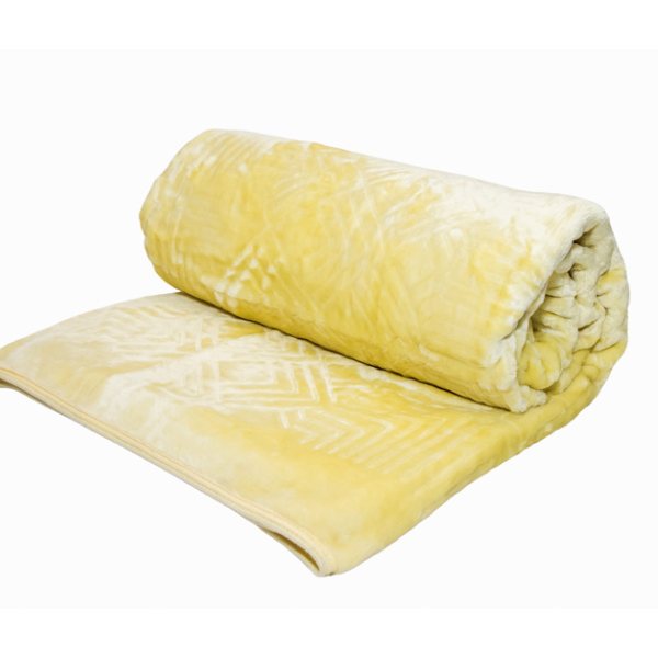 1Ply Silver Embossed Solid Mink Blanket - Queen - Image 26