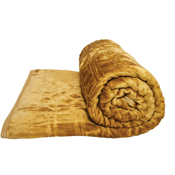 1Ply Silver Embossed Solid Mink Blanket - Queen - Image 21