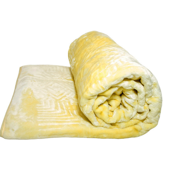 1Ply Silver Embossed Solid Mink Blanket - Queen - Image 27